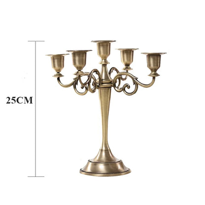 Metal European retro candlestick